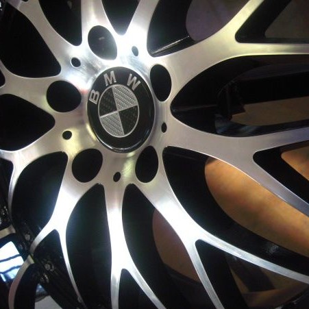 BMW WHEELS/RIM E60 E63 E64 645ci 650i M5 M6 Diamond Cut / Black Inner Spokes / Chrome Lip 20"