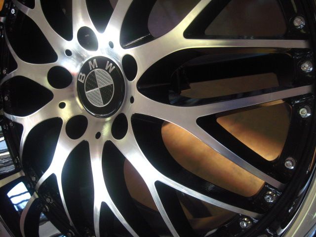 BMW WHEELS/RIM E60 E63 E64 645ci 650i M5 M6 Diamond Cut / Black Inner Spokes / Chrome Lip 20" - Image 6