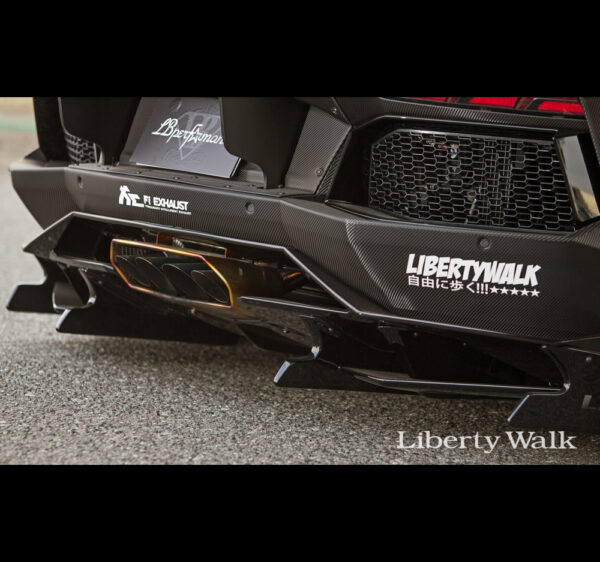 Liberty Walk/LB Performance Lamborghini Aventador Rear Diffuser Ver.1 [FRP]