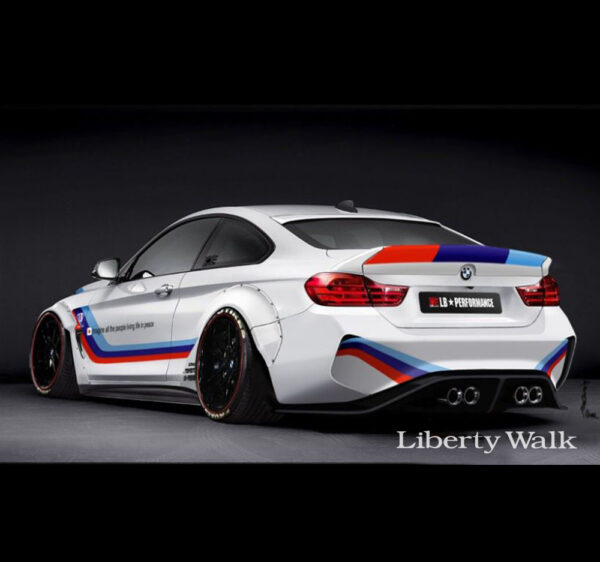 Liberty Walk/LB Performance BMW 4 Series LB Rear Bumper [FRP]