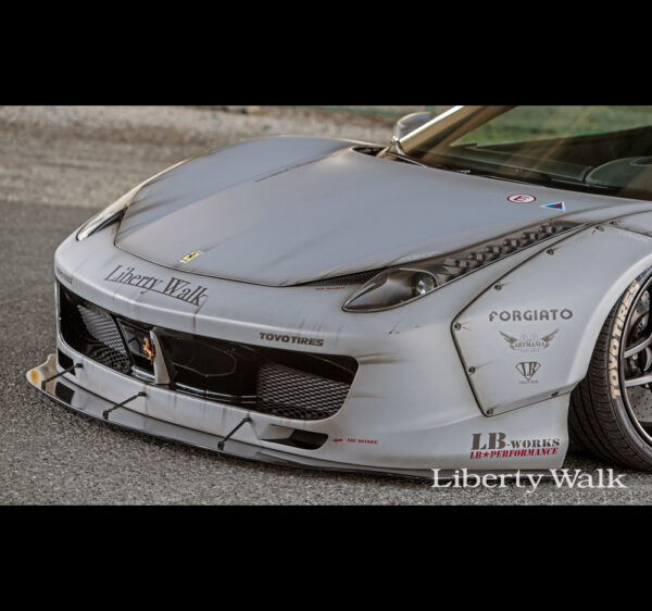 Liberty Walk/LB Performance Ferrari 458 WORKS Lip Spoiler Complete Body Kit [CFRP]