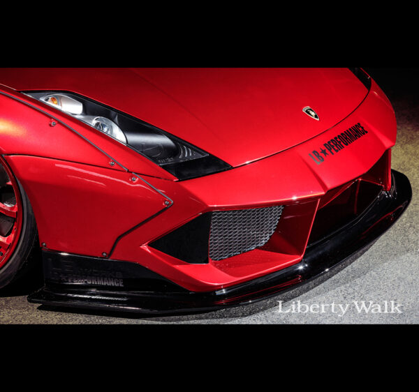 Liberty Walk/LB Performance Gallardo Front Bumper Type 2 [FRP]