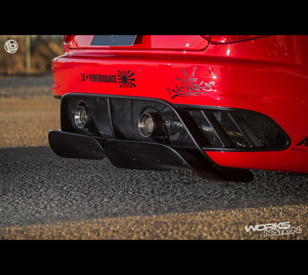 Liberty Walk/LB Performance Maserati Granturismo Rear Diffuser [CFRP]