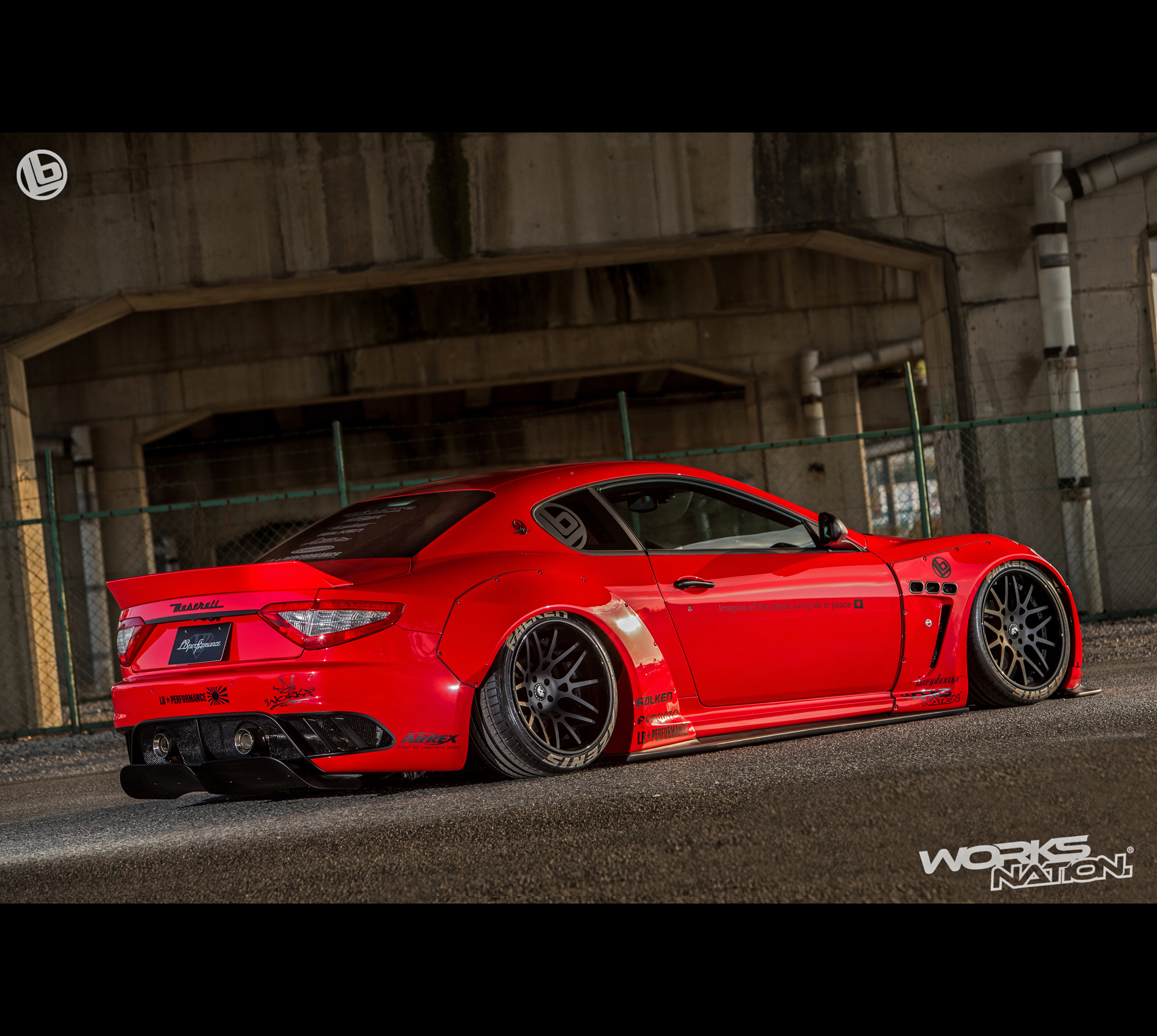 Liberty Walklb Performance Maserati Granturismo Wide Body Kit Frp