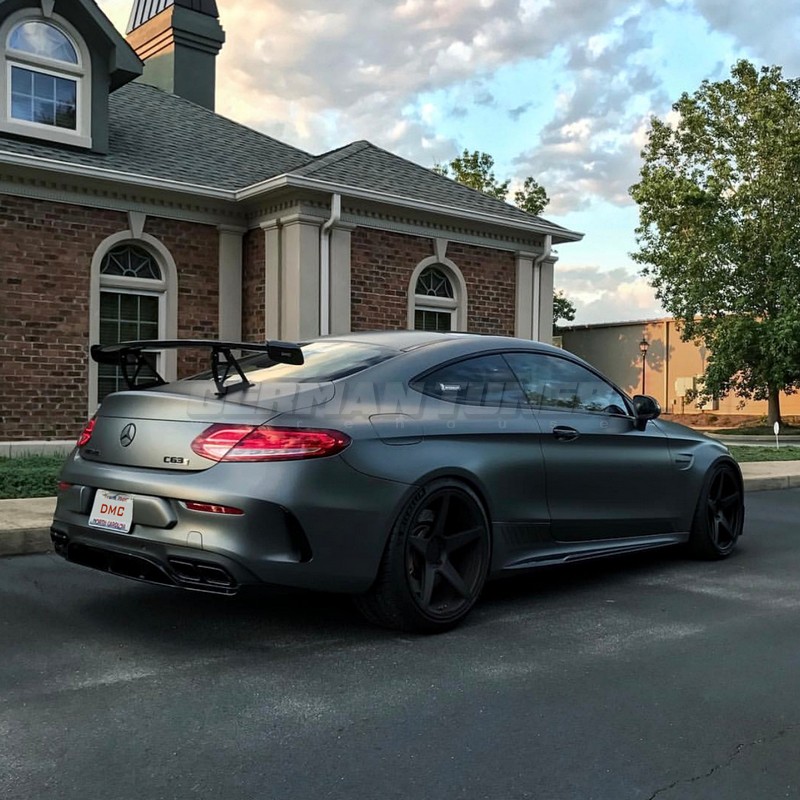 DMC Carbon Fiber Black Series Wing for Mercedes AMG C63 C43 W205 - Image 5