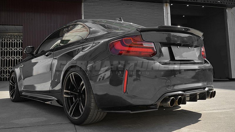 DMC Carbon Fiber Competition Rear Diffuser for BMW 2 Series F87 M2 CS - Image 2