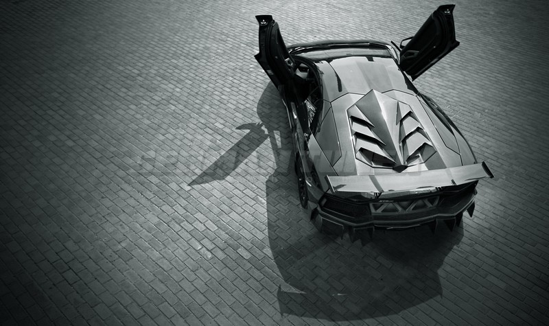 DMC Carbon Fiber Engine Hood & Air Scoop Bonnet for Lamborghini Aventador LP700, LP720, LP740 & LP750 - Image 4