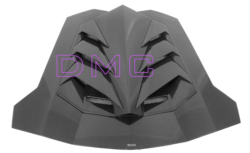 DMC Carbon Fiber Engine Hood & Air Scoop Bonnet for Lamborghini Aventador LP700, LP720, LP740 & LP750 - Image 3