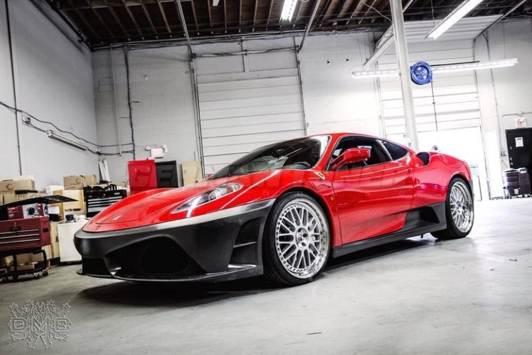 DMC Carbon Fiber Front Bumper Scuderia Style for Ferrari F430