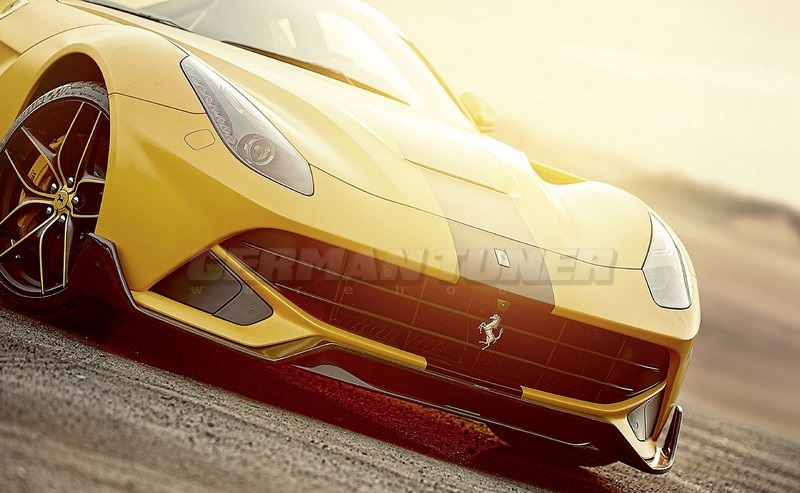 DMC Carbon Fiber Front Lip & Sword for Ferrari F12 Berlinetta