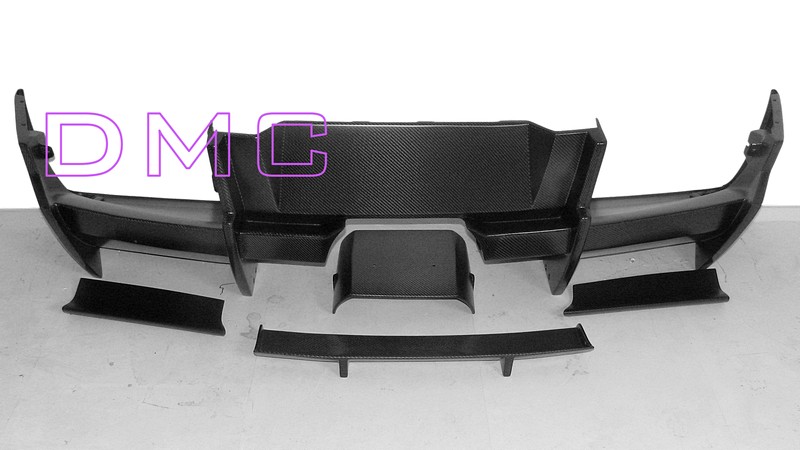 DMC Lamborghini Murcielago Carbon Fiber Rear Bumper GT3 Replacement for LP580 LP640 LP670 - Image 2