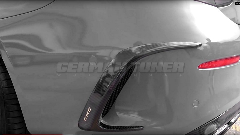 DMC Carbon Fiber Rear Bumper Vents for Mercedes Benz Coupe W205 AMG C43 & C200 C250 C300 (2015-2018)
