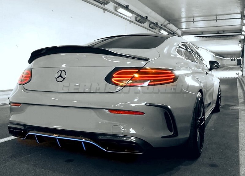 DMC Carbon Fiber Rear Bumper Vents for Mercedes Benz Coupe W205 AMG C43 & C200 C250 C300 (2015-2018) - Image 3