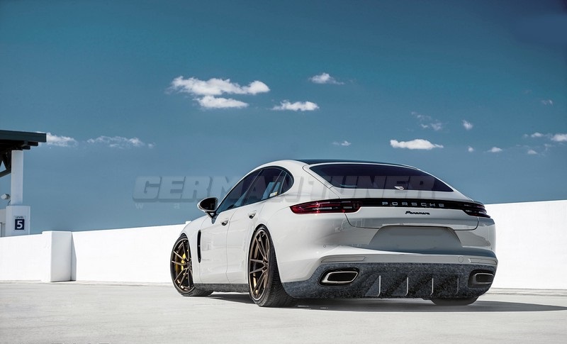 DMC Carbon Fiber Rear Diffuser (2017-2022) Model G2 for Porsche Panamera 971