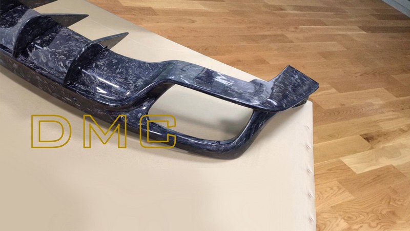 DMC Carbon Fiber Rear Diffuser (2017-2022) Model G2 for Porsche Panamera 971 - Image 2