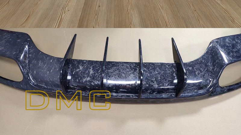 DMC Carbon Fiber Rear Diffuser (2017-2022) Model G2 for Porsche Panamera 971 - Image 3