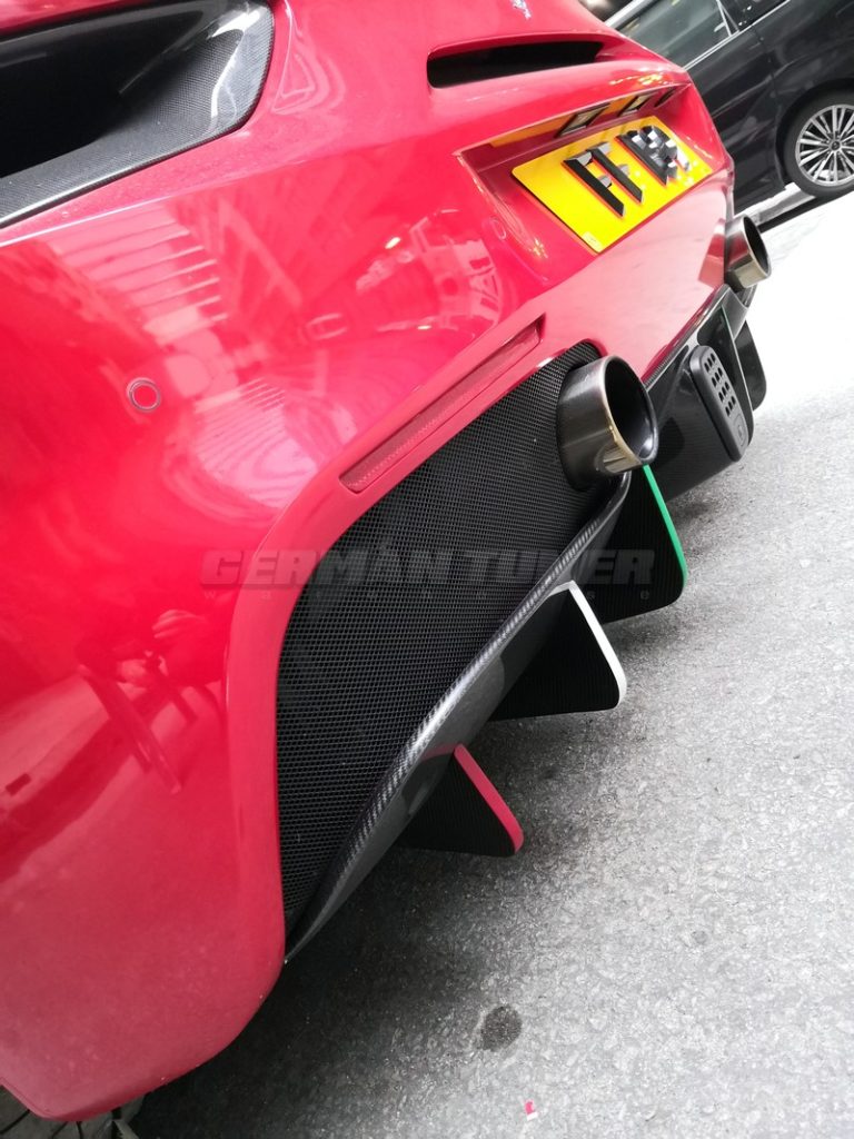 DMC Ferrari 488 Rear Diffuser Carbon Fiber