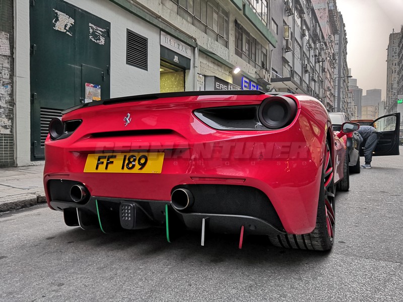 DMC Ferrari 488 Rear Diffuser Carbon Fiber - Image 2