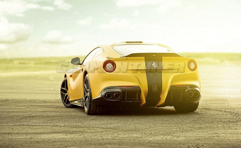 DMC Ferrari F12 - Forged Carbon Fiber Rear Diffuser fits the OEM Coupe & Spider Berlinetta as Replacement - Image 2