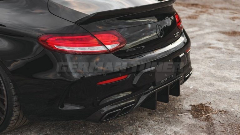 DMC Carbon Fiber Rear Diffuser GT DTM Style for Mercedes Benz Coupe W205 AMG C43 & C200 C250 C300 (2019+)
