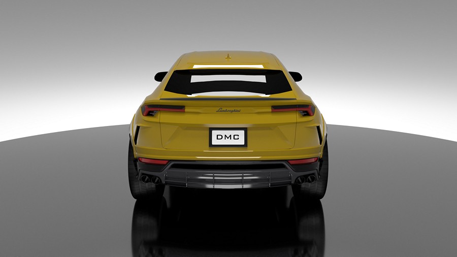 DMC Carbon Fiber Rear Duck Wing Spoiler for Lamborghini URUS - Image 4