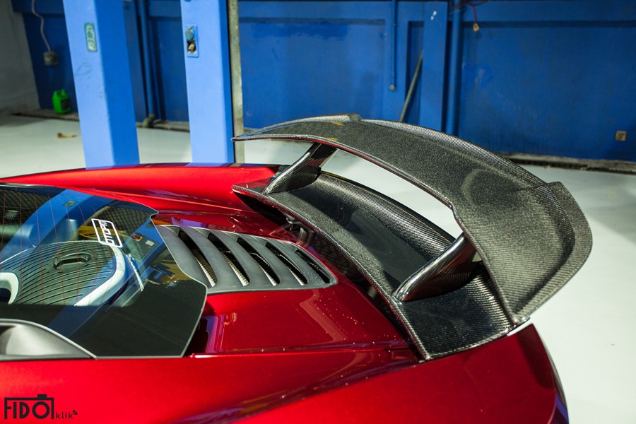 DMC Carbon Fiber Rear Wing & Base Spoiler for McLaren 650s
