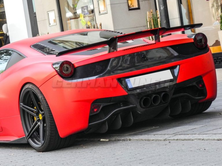 DMC Ferrari 458 Estremo - Forged Carbon Fiber Rear Wing Spoiler fits the OEM Italia Coupe
