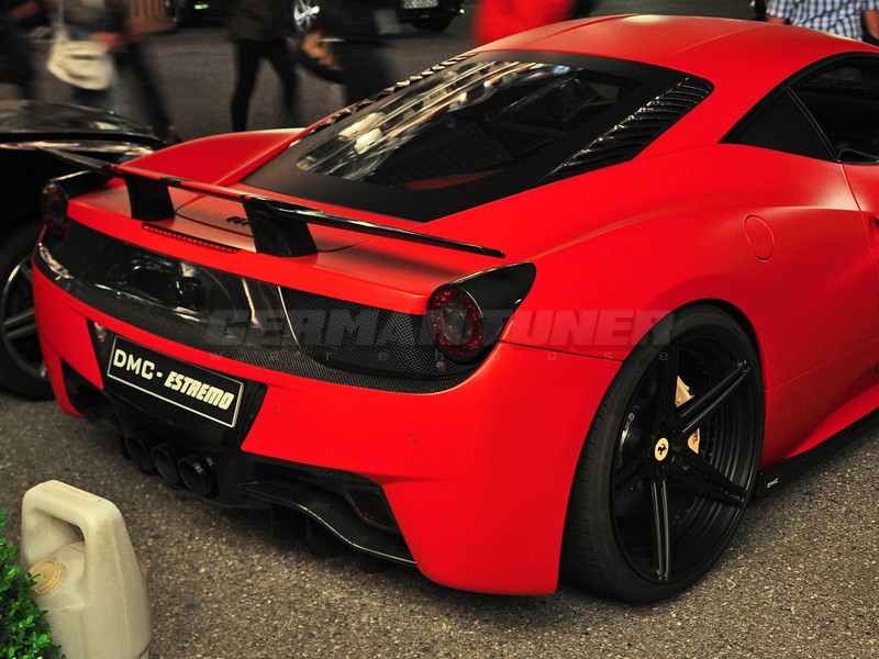 DMC Ferrari 458 Estremo - Forged Carbon Fiber Rear Wing Spoiler fits the OEM Italia Coupe - Image 3