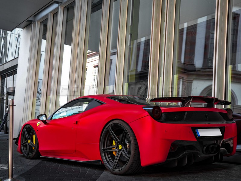 DMC Ferrari 458 Estremo - Forged Carbon Fiber Rear Wing Spoiler fits the OEM Italia Coupe - Image 2