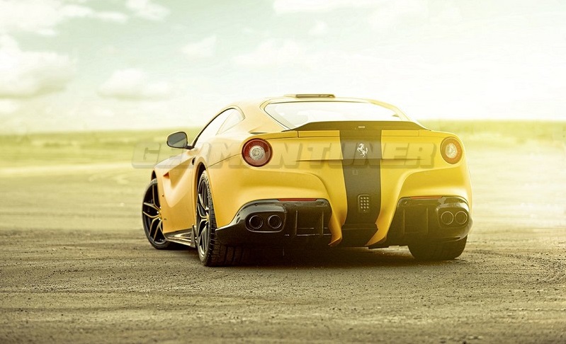 DMC Carbon Fiber Rear Wing Spoiler for Ferrari F12 Berlinetta - Image 3