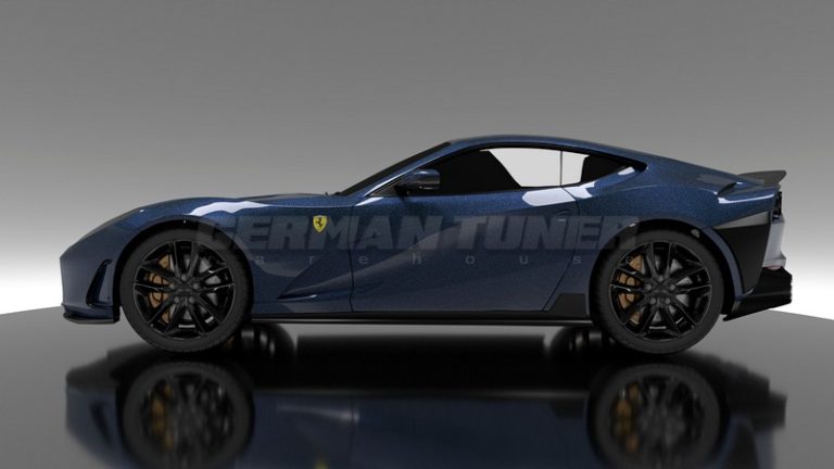 DMC Carbon Fiber Side Skirt Flaps for Ferrari 812 Superfast