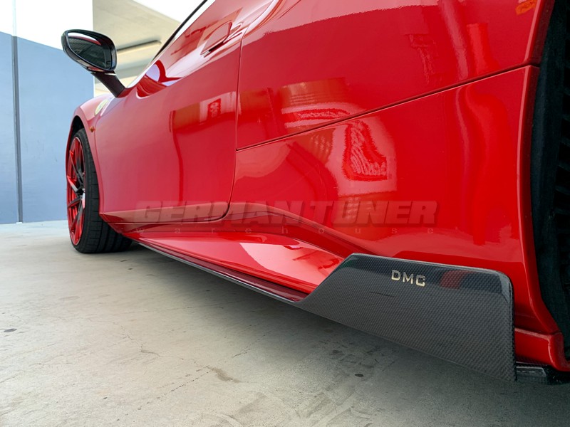 DMC Carbon Fiber Side Skirts for Ferrari 488