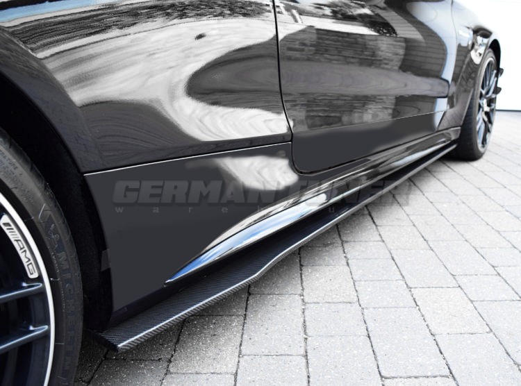 DMC Carbon Fiber Side Skirts for Mercedes AMG C200, C250, C300 & AMG C43 W205 Coupe Flat