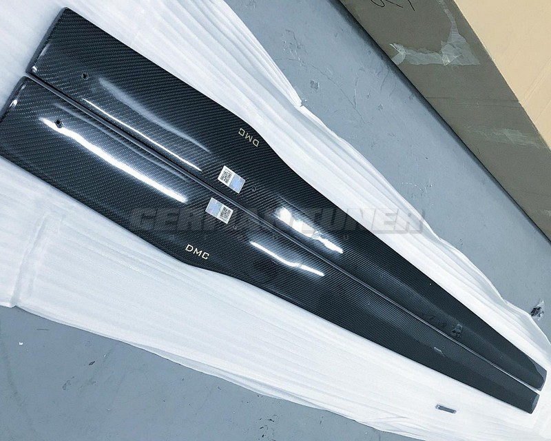 DMC Carbon Fiber Side Skirts for Mercedes AMG C63 W205 Coupe Flat - Image 2
