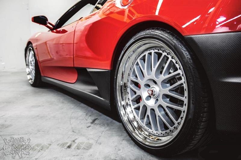 DMC Carbon Fiber Side Skirts Scuderia Style for Ferrari F430