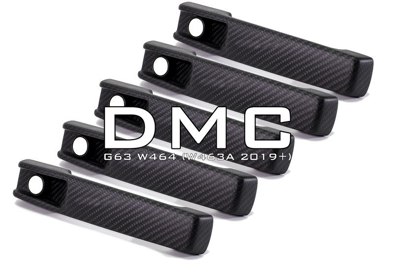 DMC Exterior Carbon Fiber Accessories: Side Trims, Rear Window Vents, Head Light Frames, Side Mirror Caps Covers for Mercedes Benz AMG G63 W464 W463a - Image 6