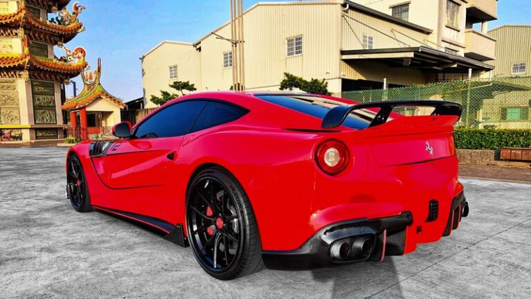 DMC Ferrari F12 Berlinetta - GT3 Big Wing Spoiler - Forged Carbon Fiber fits the TDF Coupe & Spider