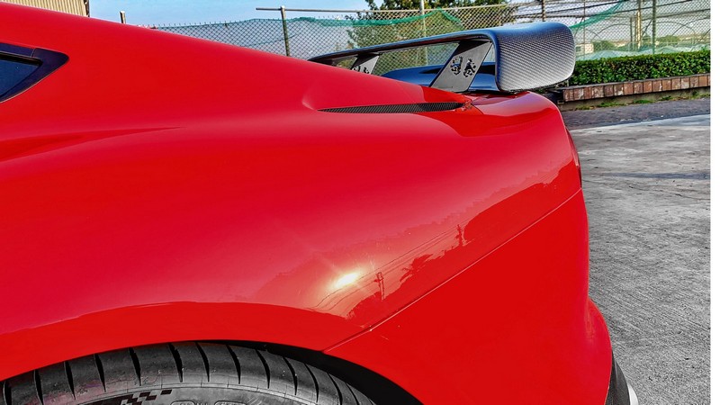 DMC Ferrari F12 Berlinetta - GT3 Big Wing Spoiler - Forged Carbon Fiber fits the TDF Coupe & Spider - Image 5