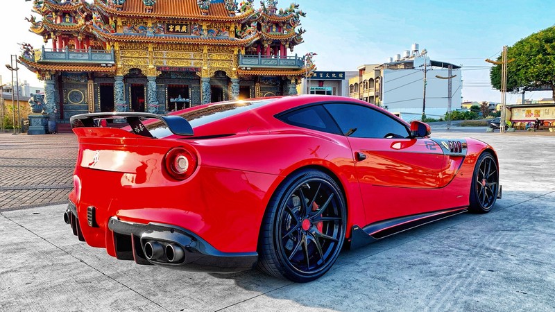 DMC Ferrari F12 Berlinetta - GT3 Big Wing Spoiler - Forged Carbon Fiber fits the TDF Coupe & Spider - Image 3