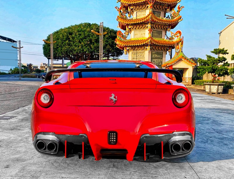 DMC Ferrari F12 Berlinetta - GT3 Big Wing Spoiler - Forged Carbon Fiber fits the TDF Coupe & Spider - Image 2