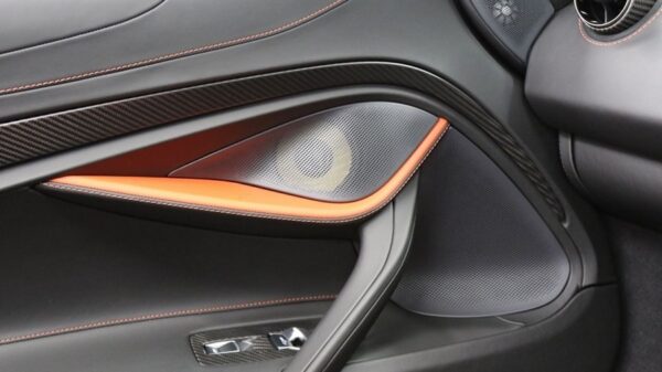 DMC Forged Carbon Fiber Door Panel Trim Cover, fits Coupe & Spider Interior for McLaren 720s & 765LT