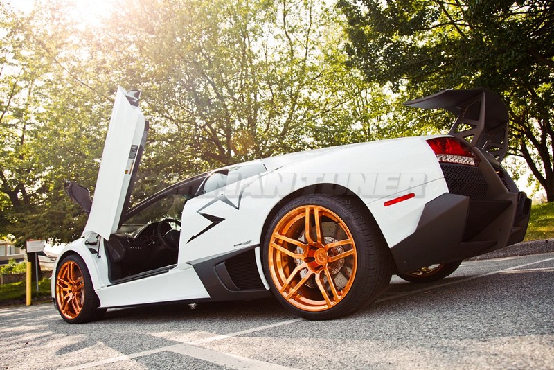 DMC Lamborghini Murcielago: Super Veloce (SV) Body Kit: Carbon Fiber Facelift for the OEM Coupe & Roadster: Fits 580, LP640 and LP670: Front & Rear Bumper, Wing Spoiler & Skirts Replacement - Image 3