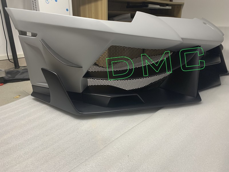 DMC Lamborghini Aventador: Forged Carbon Fiber Front Bumper & Splitter: Edizione GT Super Trofeo Style fits LP700 LP740 LP750 S OEM Body Coupe & Roadster - Image 4