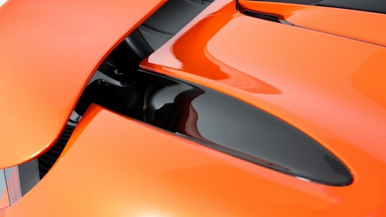 DMC McLaren 720s Forged Carbon Fiber Rear Fender Air Duct Vents Covers Exhaust Tailpipes fits 765LT