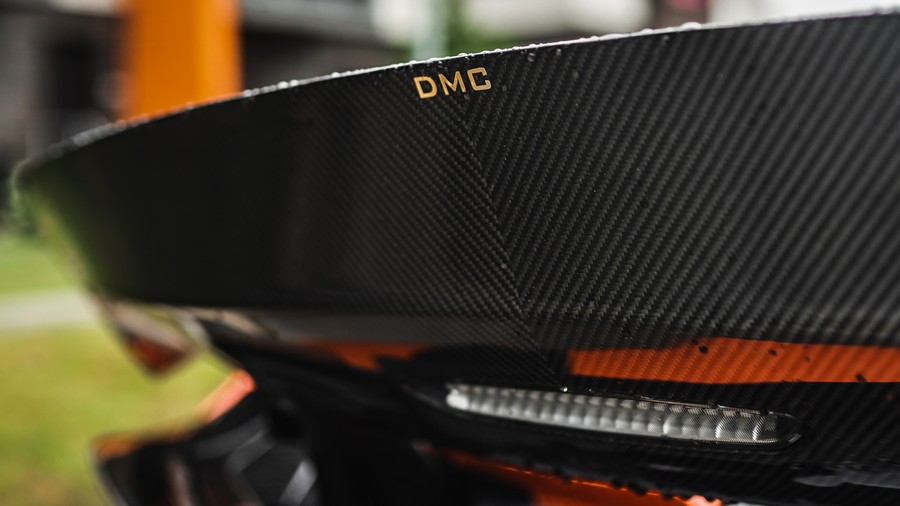 DMC McLaren 720s Rear Wing Trunk Lip Spoiler + Base Deck Lid P1 Style fits the OEM Coupe & Spider in Forged Carbon Fiber - Image 5