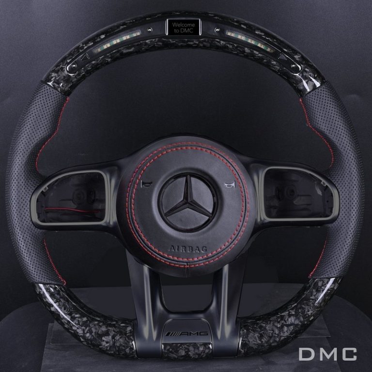 DMC Carbon Fiber Performance Steering Wheel with Leather & Alcantara Suede for Mercedes-Benz V-Class W447
