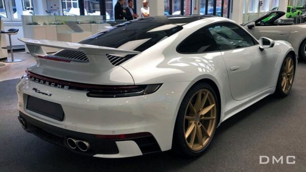 DMC Porsche 992 Aero Kit Forged Carbon Fiber Wing Spoiler fits OEM Carrera 4S, Targa & GTS