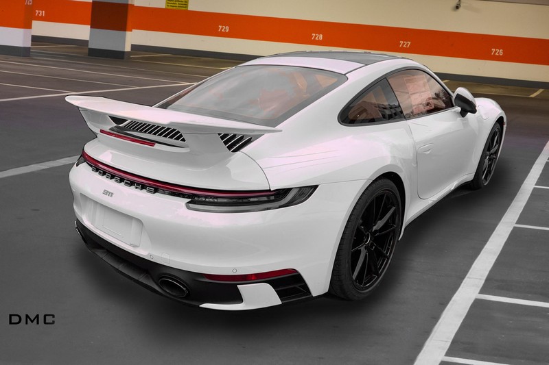 DMC Porsche 992 Aero Kit Forged Carbon Fiber Wing Spoiler fits OEM Carrera 4S, Targa & GTS - Image 2