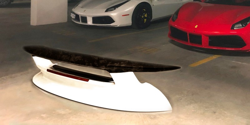 DMC Porsche 992 Aero Kit Forged Carbon Fiber Wing Spoiler fits OEM Carrera 4S, Targa & GTS - Image 4