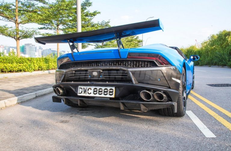 DMC Rear Bumper SV Style for Lamborghini Huracan LP610